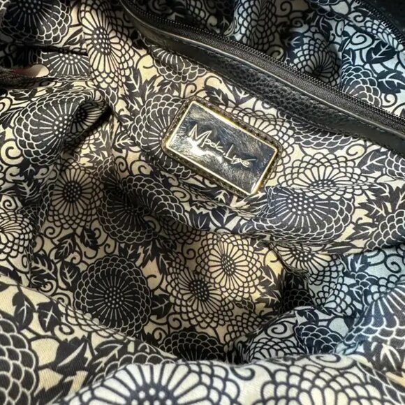 Moda Luxe London satchel in black vegan leather - Picture 5 of 5